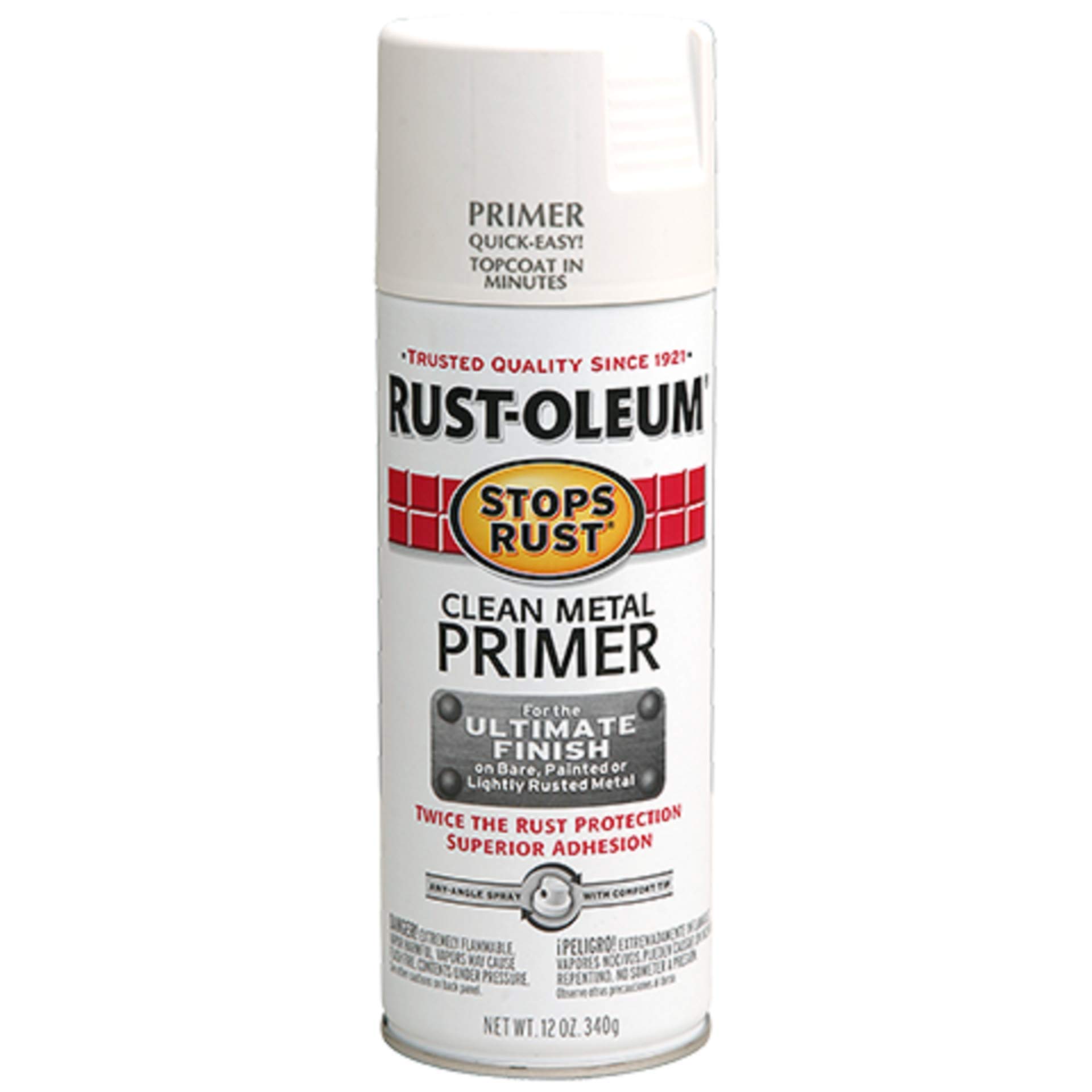 Rust-Oleum Stop Rust Clean Metal Primer - 7780830-12 oz, Clean Metal Primer