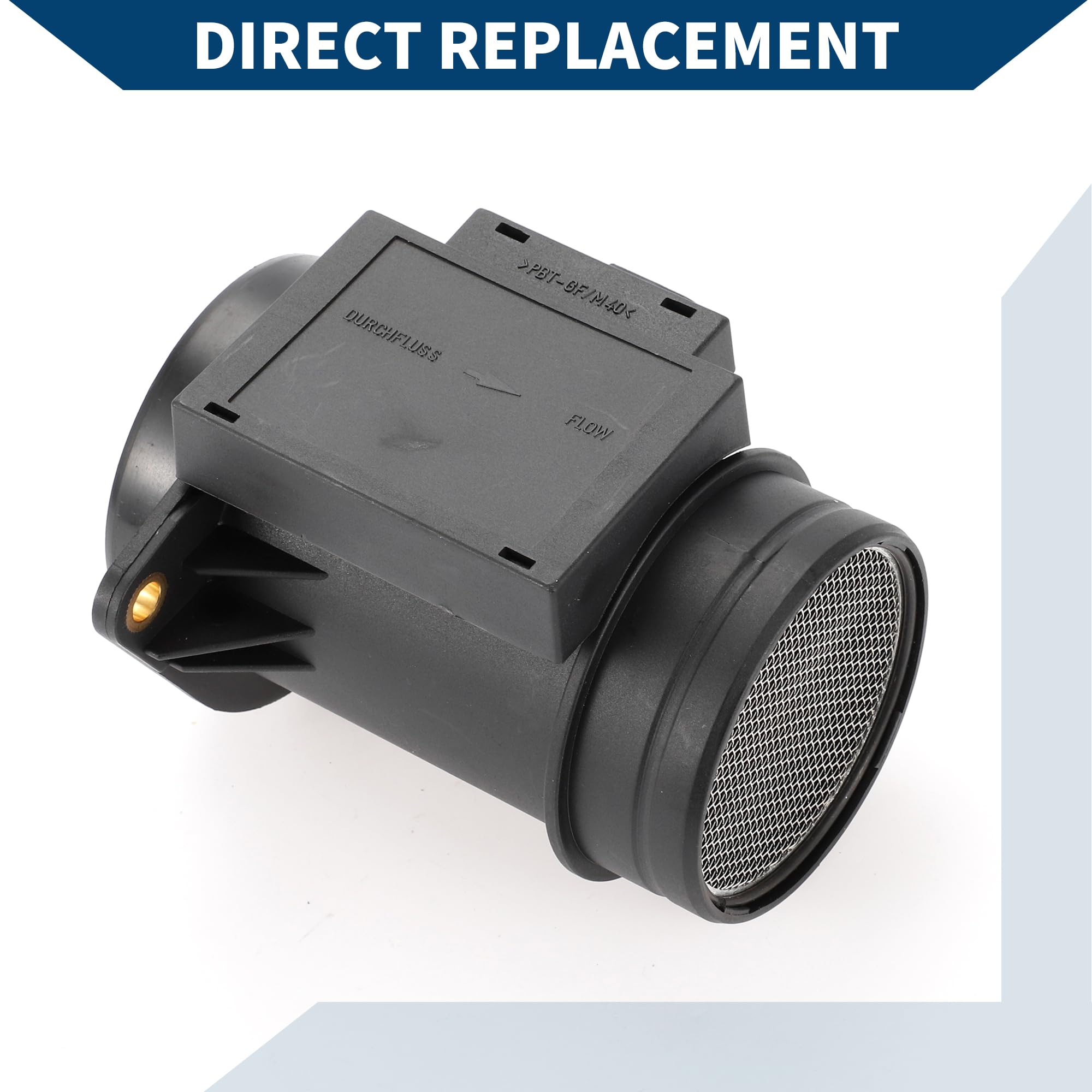 Mass Air Flow Sensor Für VW Transporter T4 2.5 98-03 1 Stück | OE-Nr.: 023906461, Schwarz, Kunststoff, Metall, Pin: 6, Langlebig, Direkter Ersatz