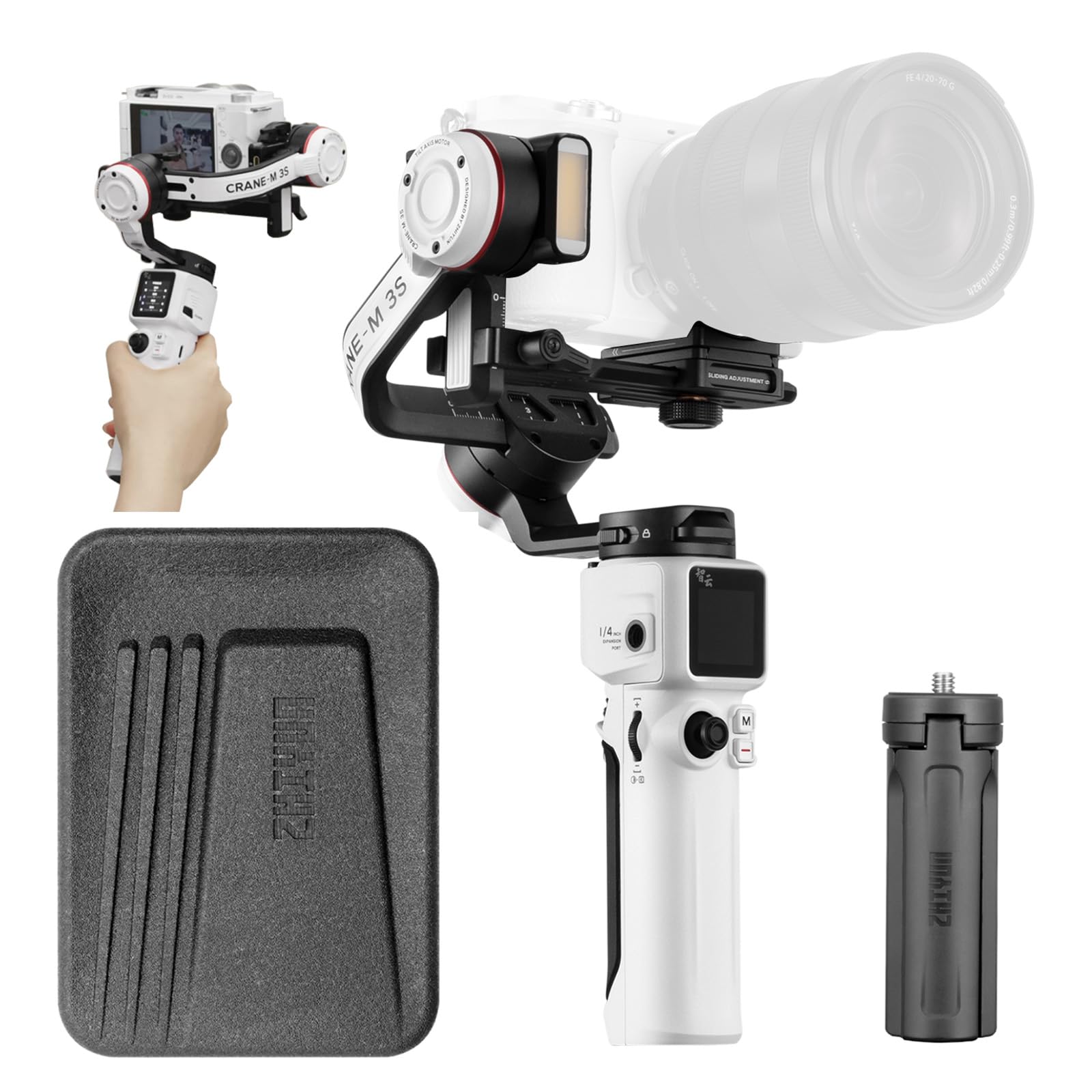 Amazon.co.jp: ZHIYUN Crane M3S ハンドヘルドジンバルスタビライザー 