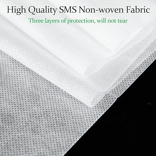 Vista 3 de 100PCS Disposable Bed Sheets, Disposable Massage Table Sheets, Disposable Bed Covers for SPA Lash Wax Tattoo Salon, Non Woven Fabric, 71" x 31