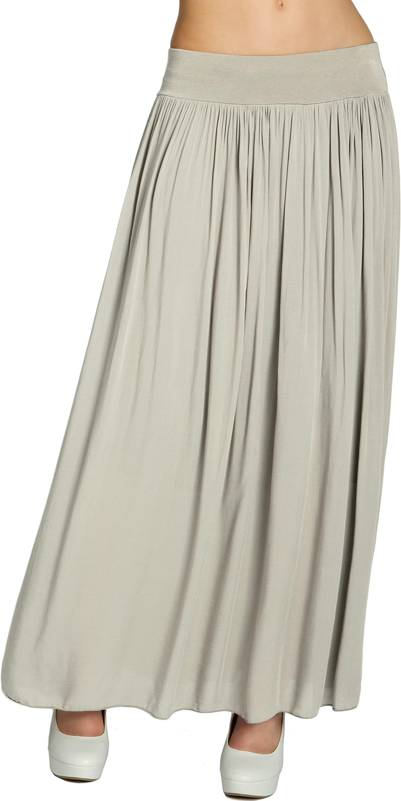 Caspar RO012 Women's Maxi Skirt
