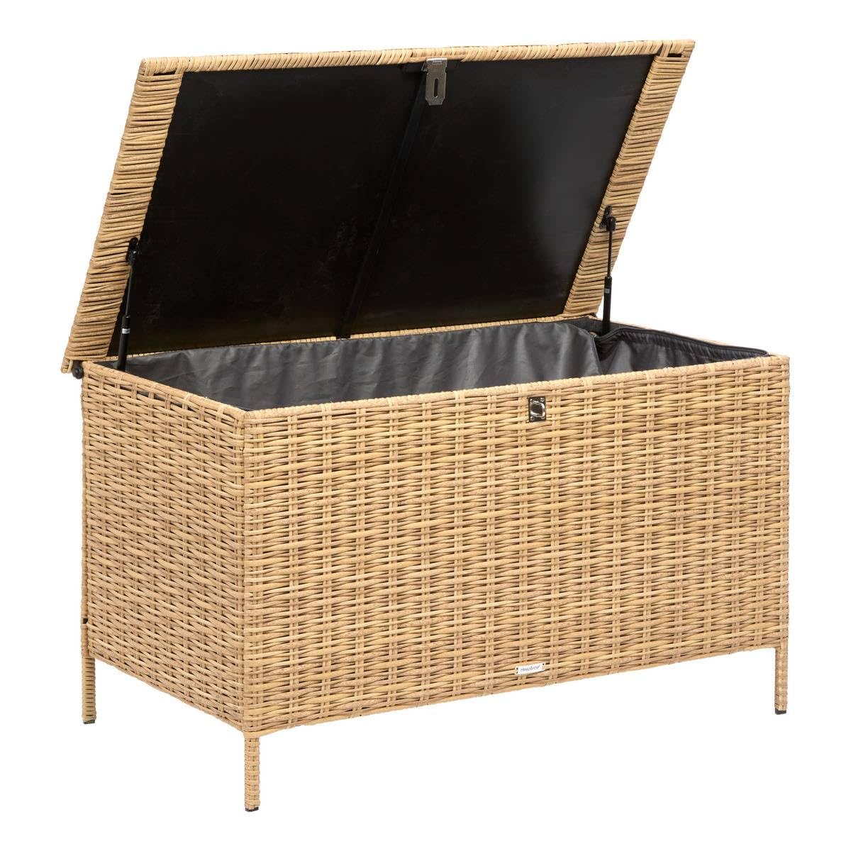 Hespéride - Coffre de rangement 300l bayana savana en résine tressée