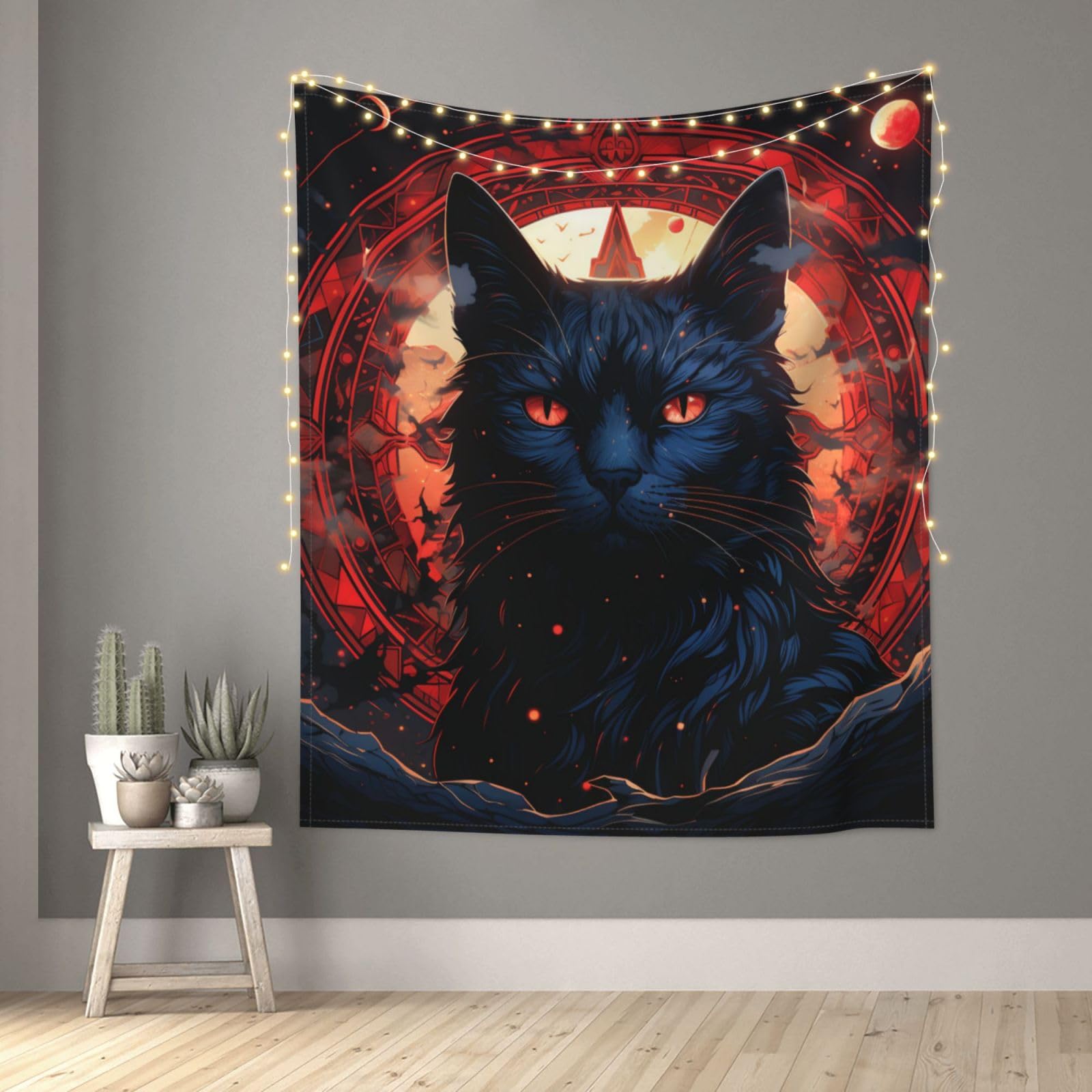 LNXSESN Arazzo da Parete Mostro Halloween Arazzo Camera da Letto Poliestere Arazzi a Muro Arredamento Casa Salotto Attaccatura a Muro Aesthetic Room Decor Arazzo da Parete Arredo Casa 150x230cm