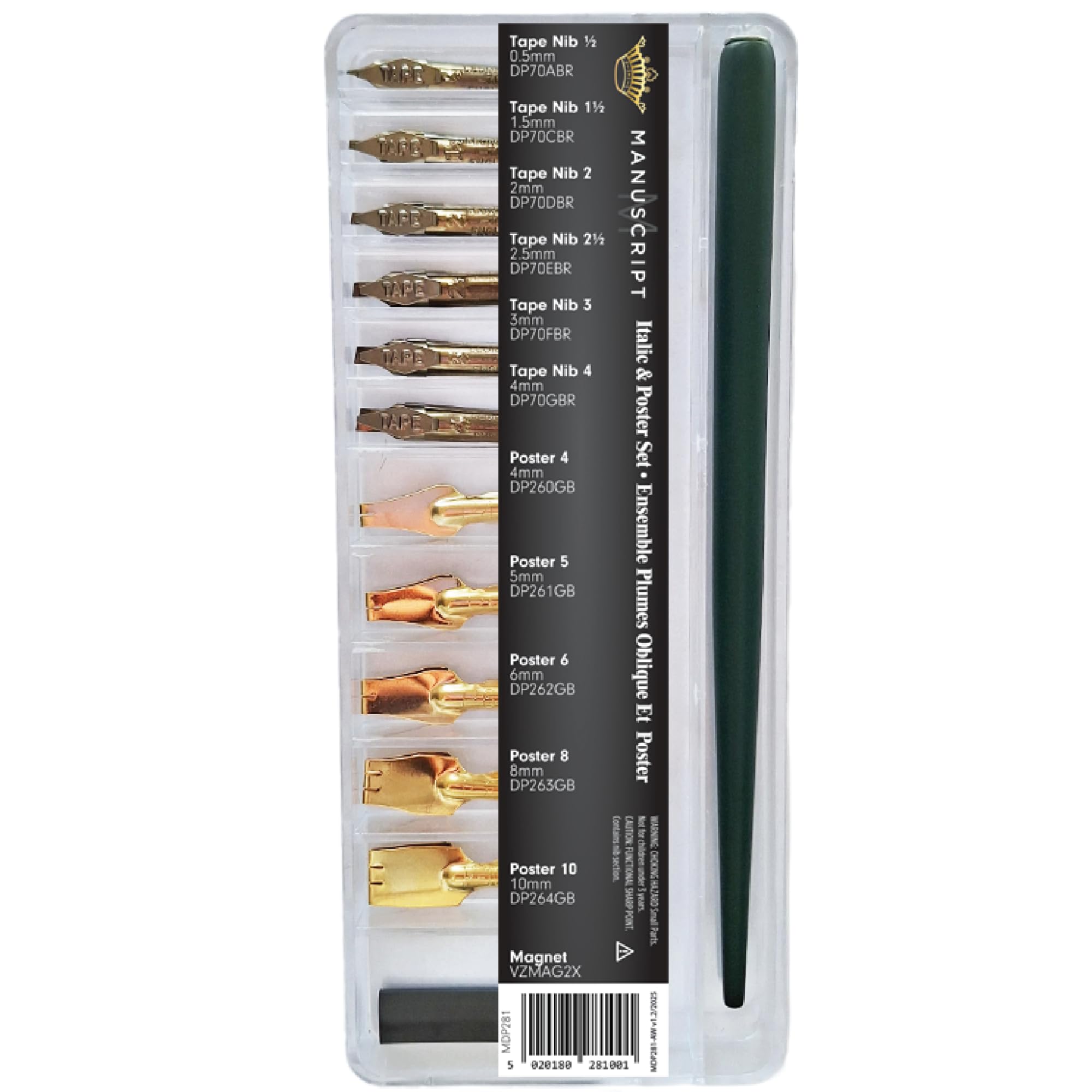 Manuscript Pen Company Italic and Poster, FMEMDP281, MDP281