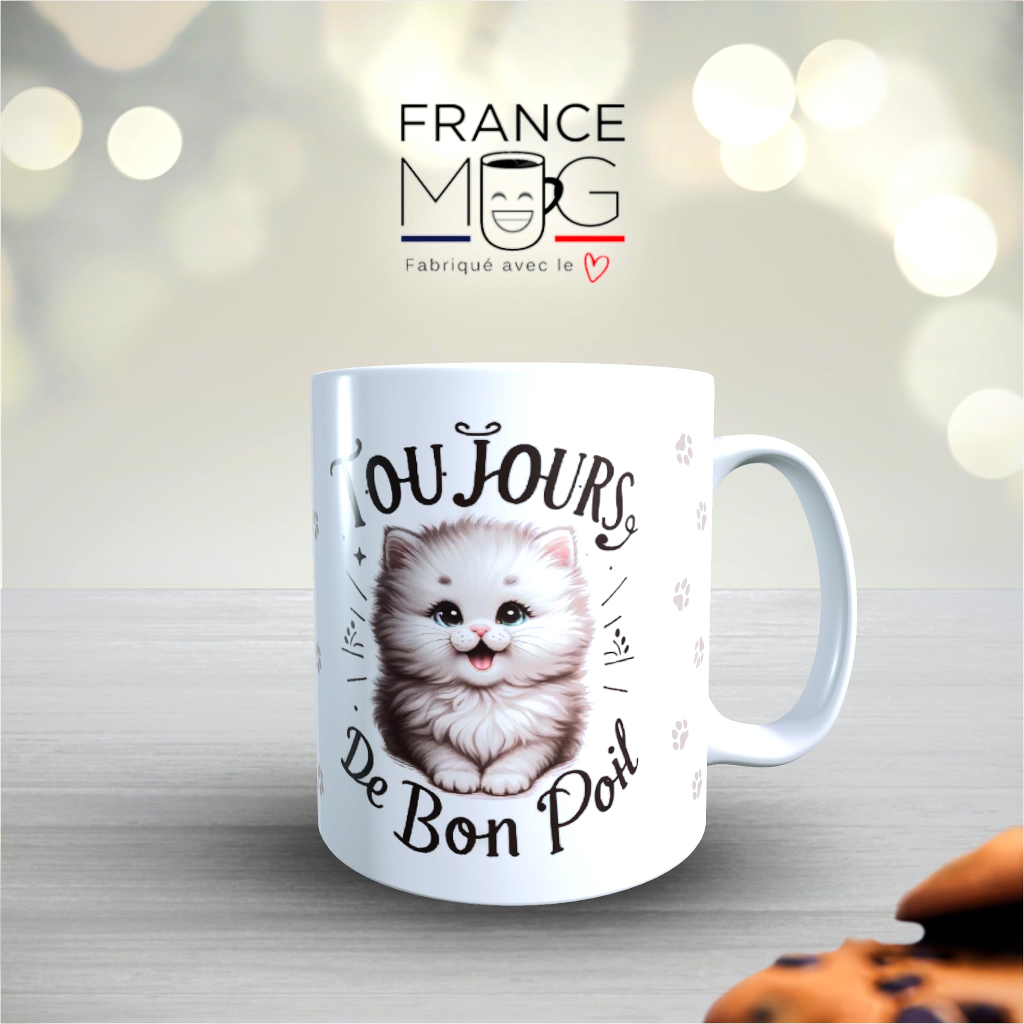 Mug Humoristique Lapin - 'Me Stresse Pas !! J’Suis Déjà À Fond' - Cadeau Drôle