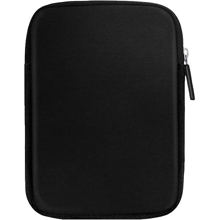 MoKo 6" Kindle Sleeve Case Fits for All-New Kindle 10th Generation 2019/Kindle Paperwhite 2018, Protective Neoprene Bag Cover for Kindle Voyage/Kindle 8th 2016/Oasis 6 Inch E-Reader, Black