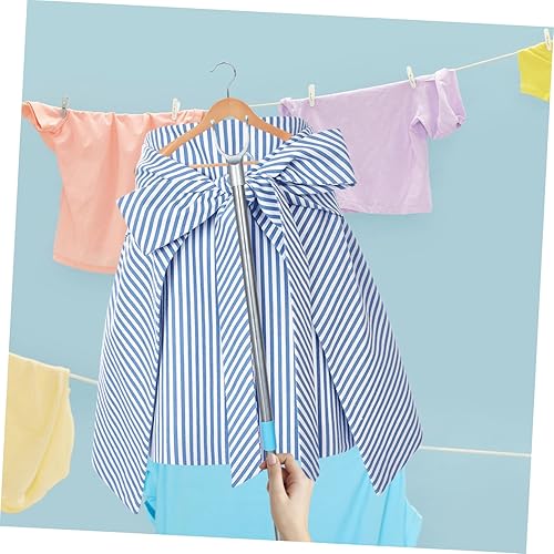 Miniatura 6 de Zerodeko Línea de lavandería para uso doméstico, empalme de armario, gancho ajustable para sala de estar