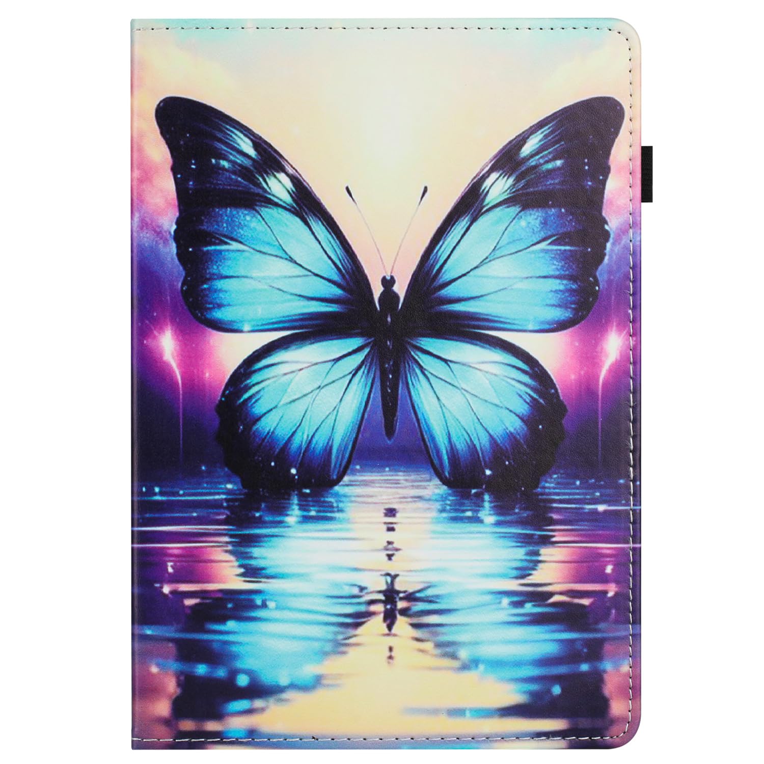 Etui do Samsung Galaxy Tab A11+ 11 cali 2025 SM-X310/SM-X315 LTE/SM-X236 PU skórzany rękaw magnetyczny stojak pokrowiec portfel tablet etui ochronne do Galaxy A11 Plus cień motyl