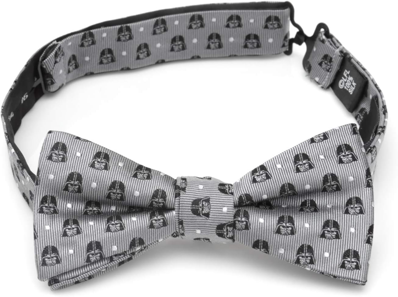 Darth Vader Gray Dot Men's Bow Tie