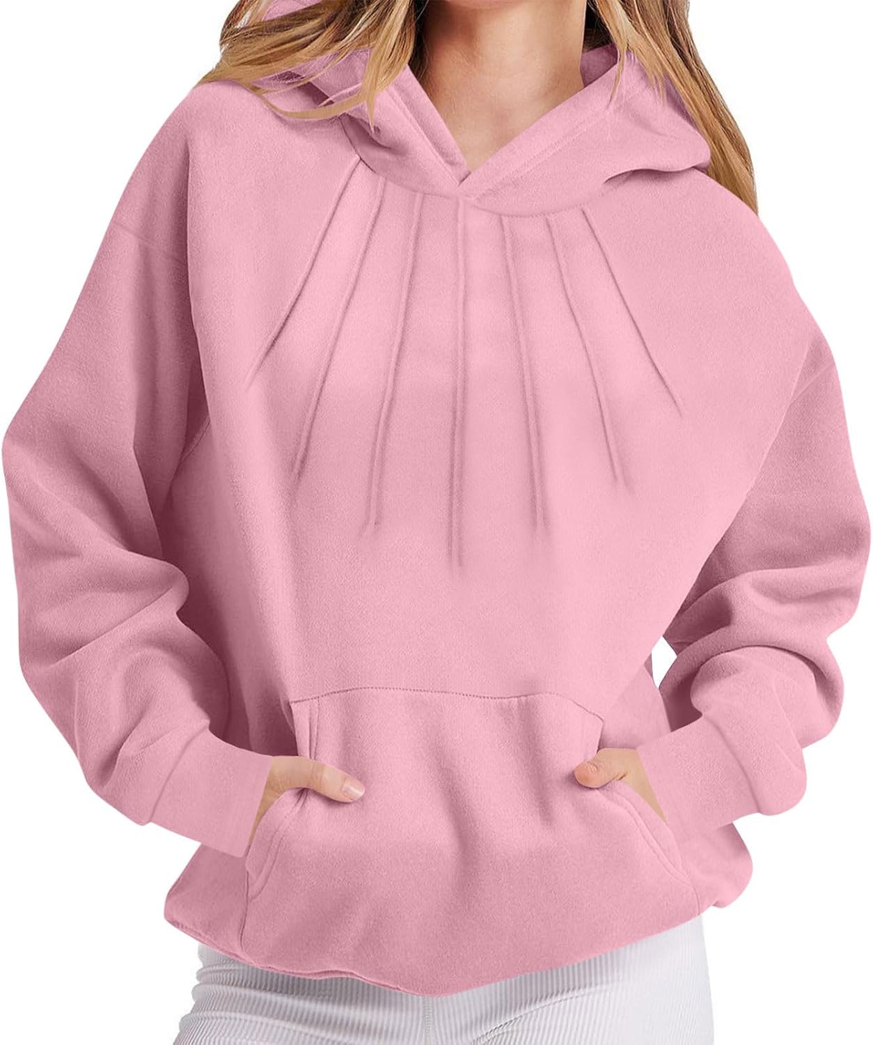 Women's Hoodies Oversized Sweatshirt Long Sleeve Comfy Casual Basic Pullover Sweatshirts Fall Outfits Y2K Clothes