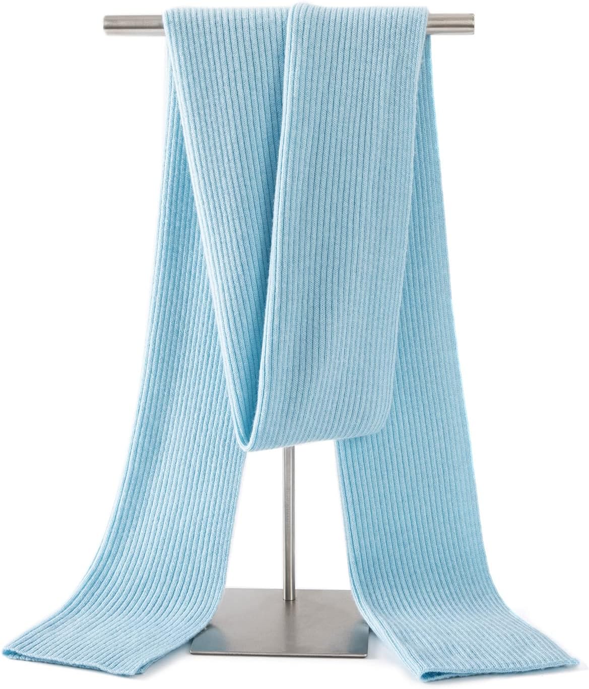 Lallier Cashmere Wool Scarf, Ultra Soft Classic Ribbed Solid Color Winter Scarf for Men and Women with Gift Box - Image 2