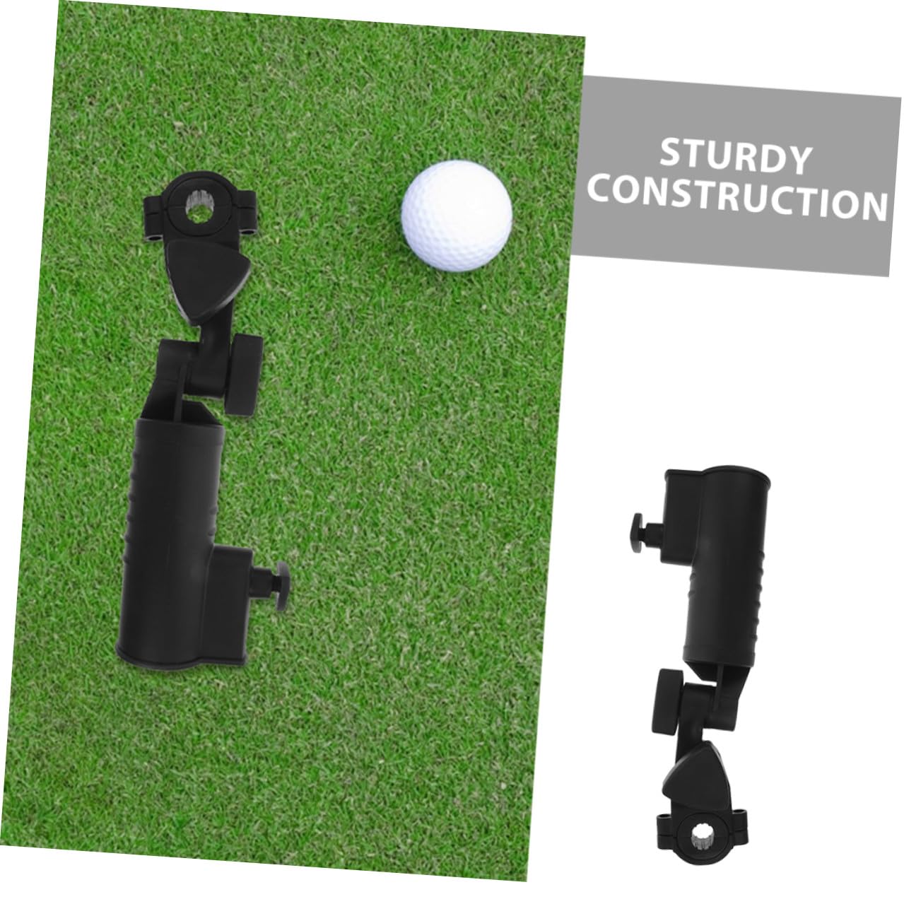 BESPORTBLE 2 Stück Pack Verstellbare Golf Schirmhalter aus Robustem Kunststoff Universelle Halterung für Golftrolleys Elektromobile Kinderwagen und Outdoor Aktivitäten