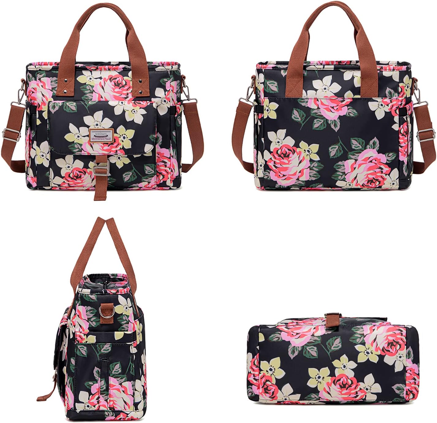 Weitars Lunch Bag for Women,Leak Proof Lunch Box for Work,Insulated Large Lunch Tote Bag with Removable Shoulder Strap, Lunch Bag For Picnic Hiking - Image 7