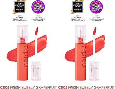 A'PIEU Pürüzsüz Görünüm Sunan Gün Boyu Kalıcı Tint A'pıeu Juicy Pang Tint (CR05 FRESH BUBBLY) (2 paketi)