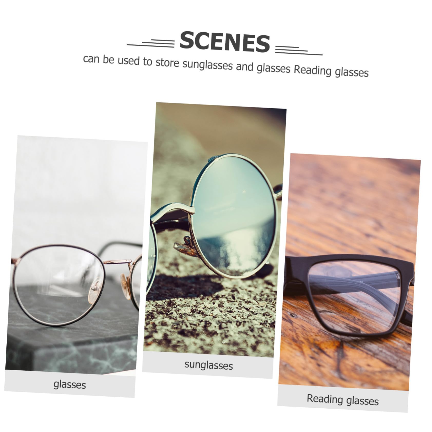 Brillenetui Brillenaufbewahrung Fall Brillen-organizer Gläser Faltbar Sonnenbrille Reisen Gänseblümchen Sonnenbrillen Brillenlager Pu