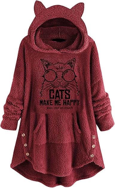 Cute long sweatshirts Clearance