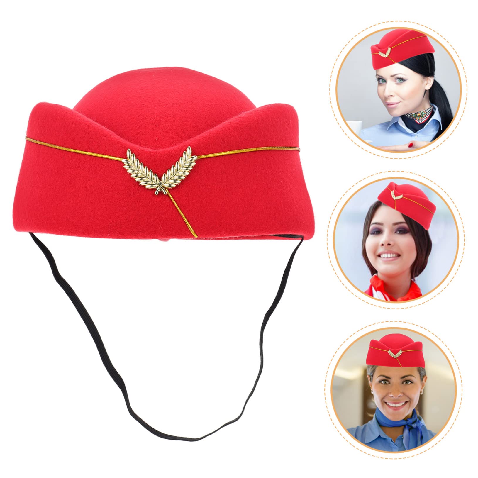 Healvian 5 Piezas De Decoración Para Disfraz De De Sombrero De Rendimiento Retro Gorra De De Cabina Sombreros De Disfraces Accesorios De