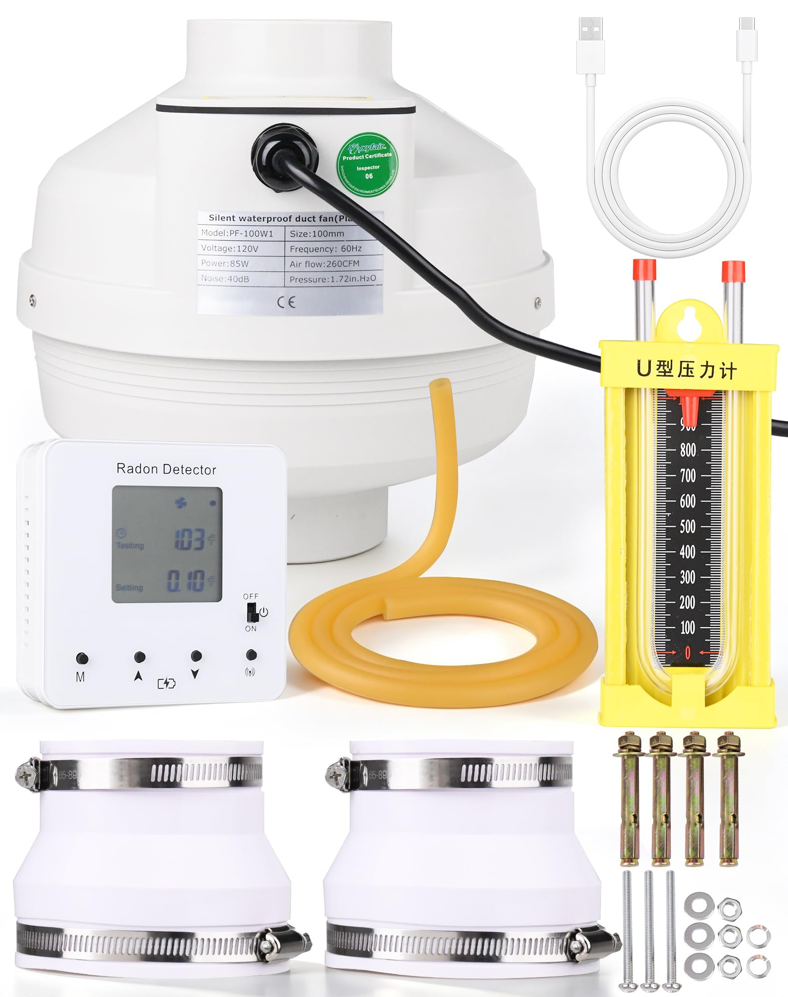 Funny Kitchen Smart Radon Monitor & Sistema Automatico di Mitigazione