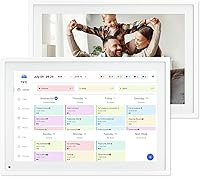 TABWEE 10.1 Inch WiFi Digital Calendar: Smart Touchscreen Family Organizer, Chore Chart, Meal Planner, To-Do List & Photo Frame