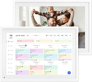 TABWEE 10.1 Inch WiFi Digital Calendar: Smart Touchscreen Family Organizer, Chore Chart, Meal Planner, To-Do List & Photo Frame