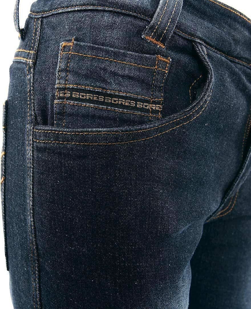 Bores Live Jeans damskie spodnie motocyklowe, niebieskie, rozmiar 29
