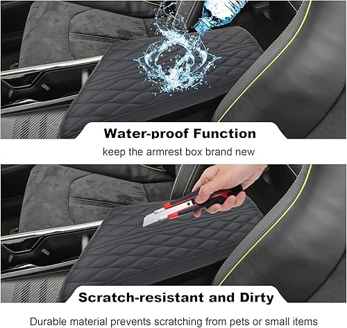 Vista 162 de YEE PIN Civic - Funda para reposabrazos Civic de 10ª generación, tapas para reposabrazos Civic Thenice para 10ª generación Civic 2018-2021, cubierta