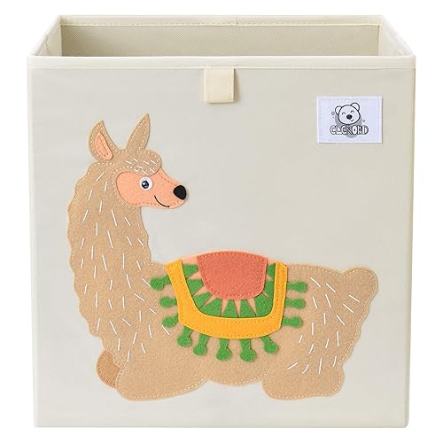 CLCROBD Contenedores plegables de almacenamiento de animales de tela, cajacofreorganizador para niños pequeñosniños, guardería, sala de juegos, 13