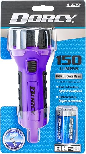 Vista 37 de Dorcy Linterna LED flotante impermeable de 55 lúmenes con clip mosquetón Dorcy, verde neón (41-2513)