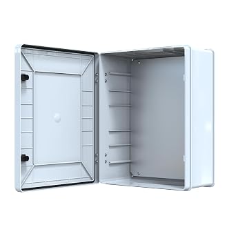 YAVUZ Abs Panel 40 x 50 x 20 cm Base Sheet IP65 Plastic Panel Mounting Plate Electrical Box Panel Shockproof Outdoor Enclosure Box ABS Panel POLY 024