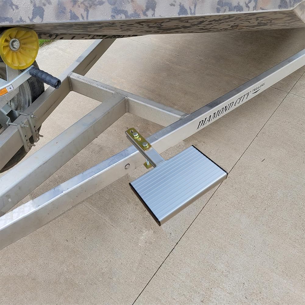 Brocraft Heavy Duty Aluminum Boat Trailer Steps/Boat Trailer Ladder