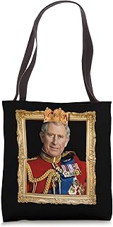 King Charles III Prince Coronation British Royalty Meme Tote Bag