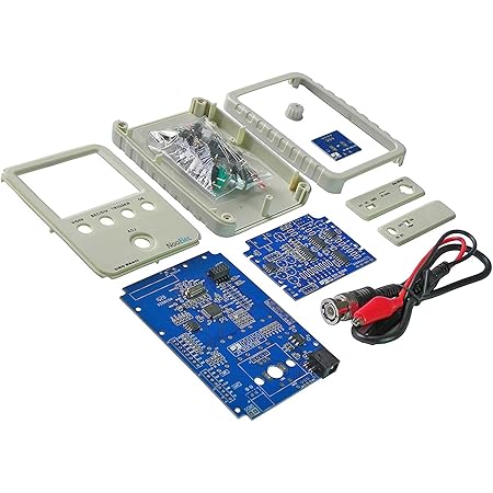 Kuman JYE DSO Shell Oscilloscope DIY Kit with Open Source 2.4 inch color TFT LCD+ Shell + DIY Parts + Probe 15001K (SMD pre-soldered)