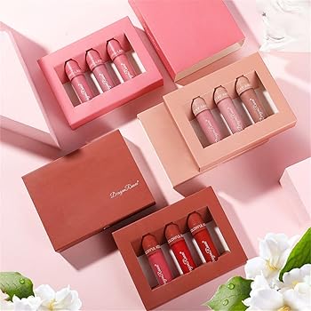 Amazon | リップグロス 赤 マット 3色セット 艶メイク 赤 リップ 口紅