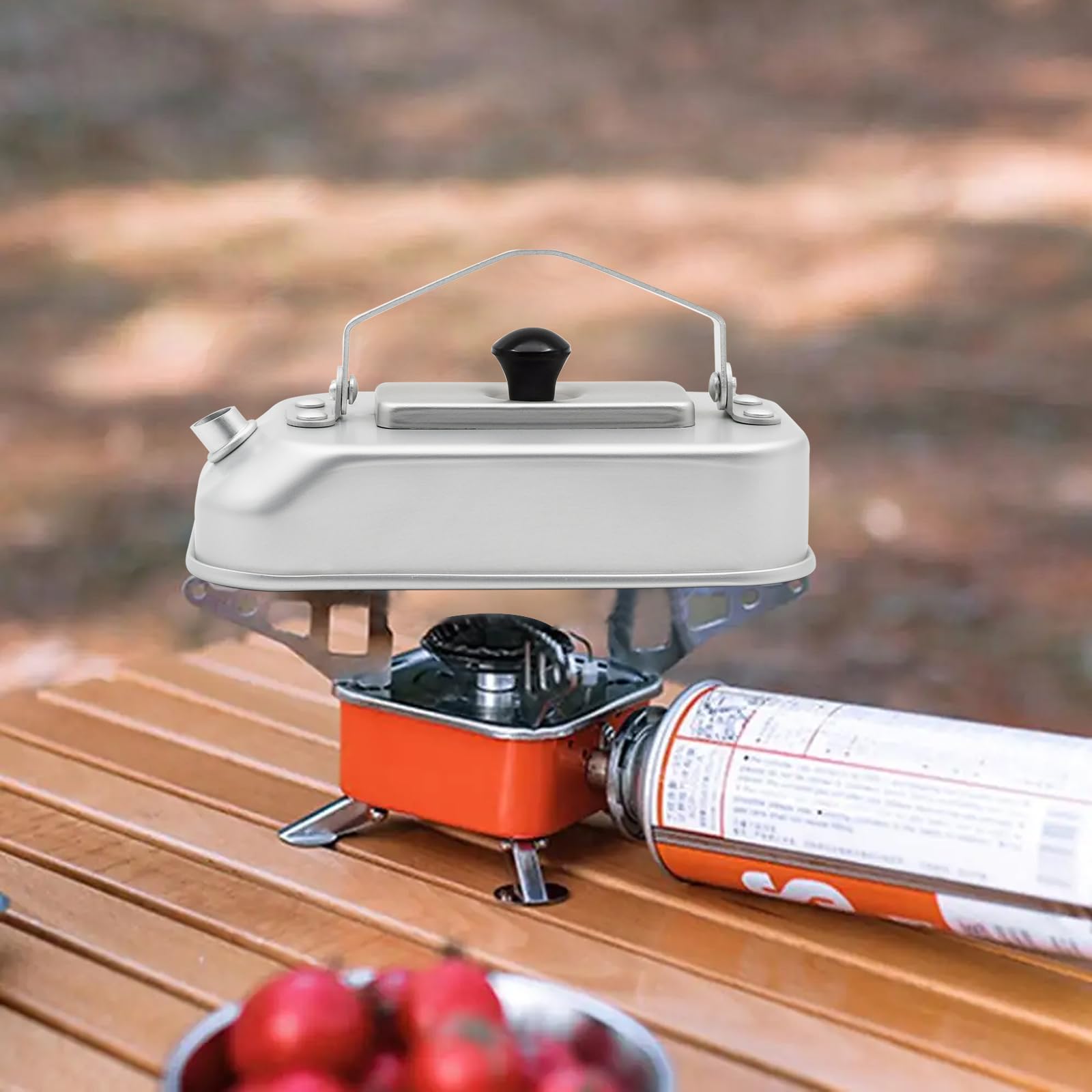 Amazon.com: 0.3L Outdoor Camp Kettle, Portable Camping Kettles for