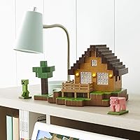 Vista 3 de Department 56 Minecraft Village House - Edificio iluminado, 6.375 pulgadas, multicolor