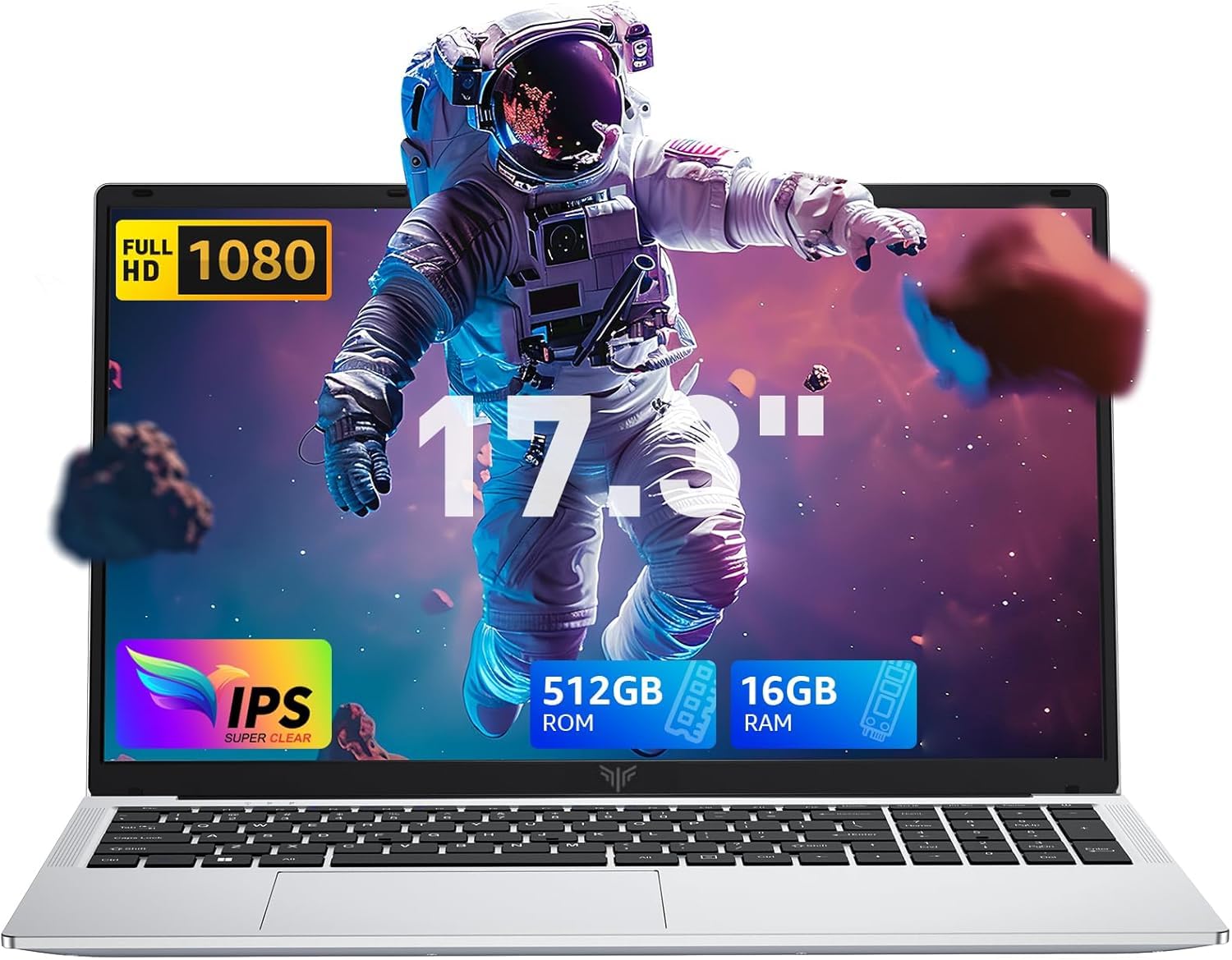 ACEMAGIC 2025 Newest 17 inch Laptop 16GB DDR4 512GB SSD with Quad