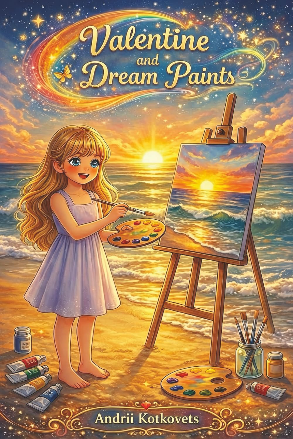 Valentine and the Dream Paints: A poetic fairy tale about creativity, courage, and the light that lives within, for children aged 6-12.