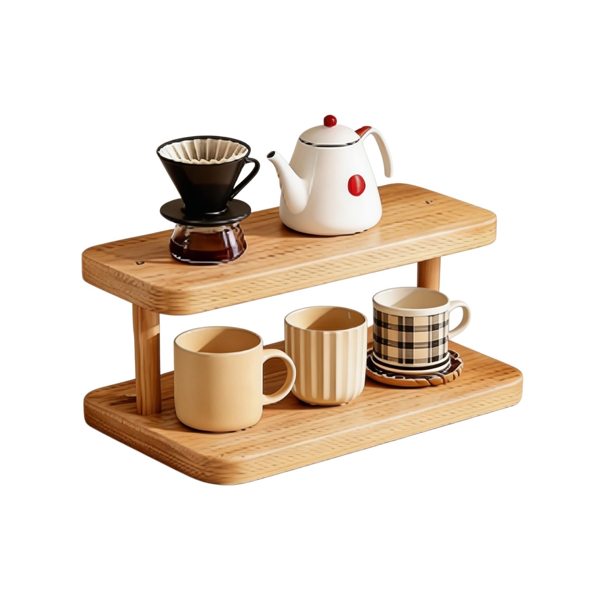 Porta Tazze in Legno, Supporto for Tazze da caffè for Banco