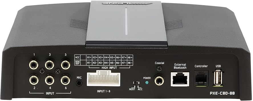 Alpine PXE-C80-88 OPTIM8 8-Channel DSP Amp S2-S65C & S2-S69 Bundle