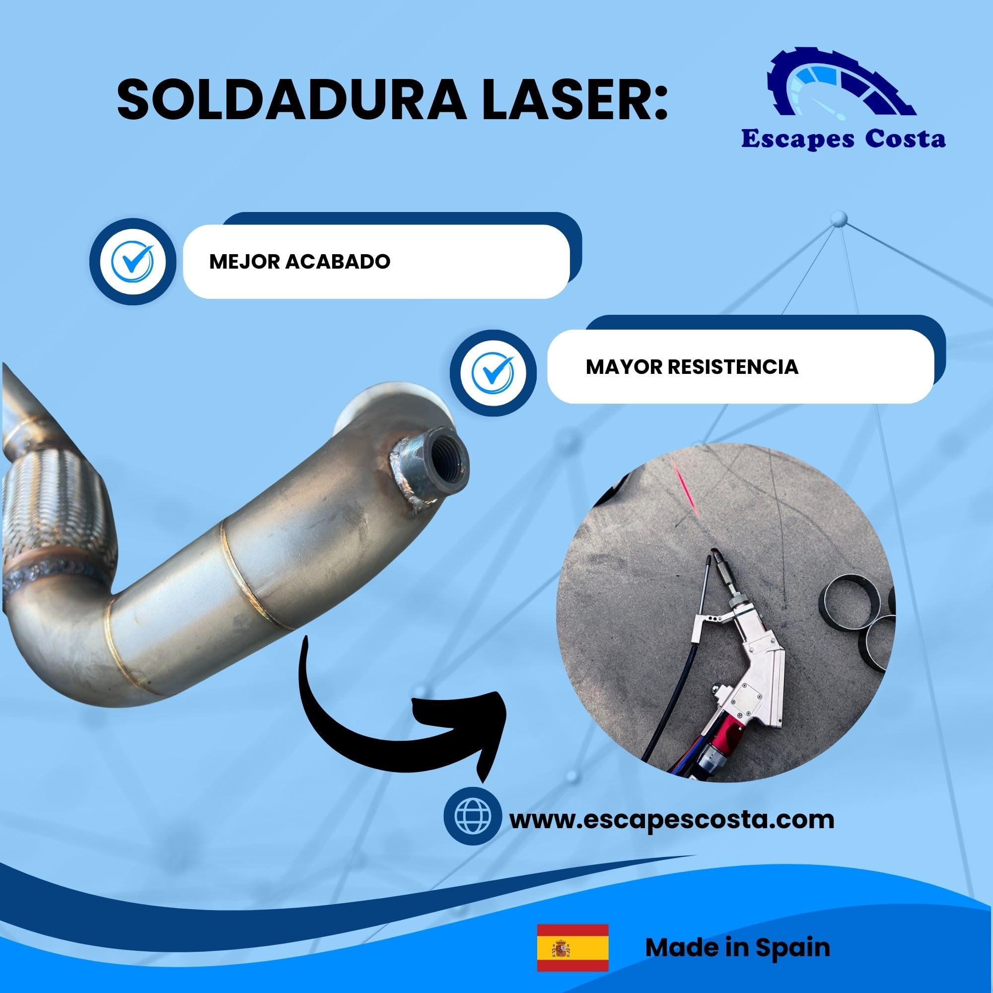 Downpipe compatibile con Golf V, VI, Audi A3, Leon 1P - Downpipe 1.9 tdi, 2.0tdi BMN - Downpipe 304 - Downpipe 3" (76mm)