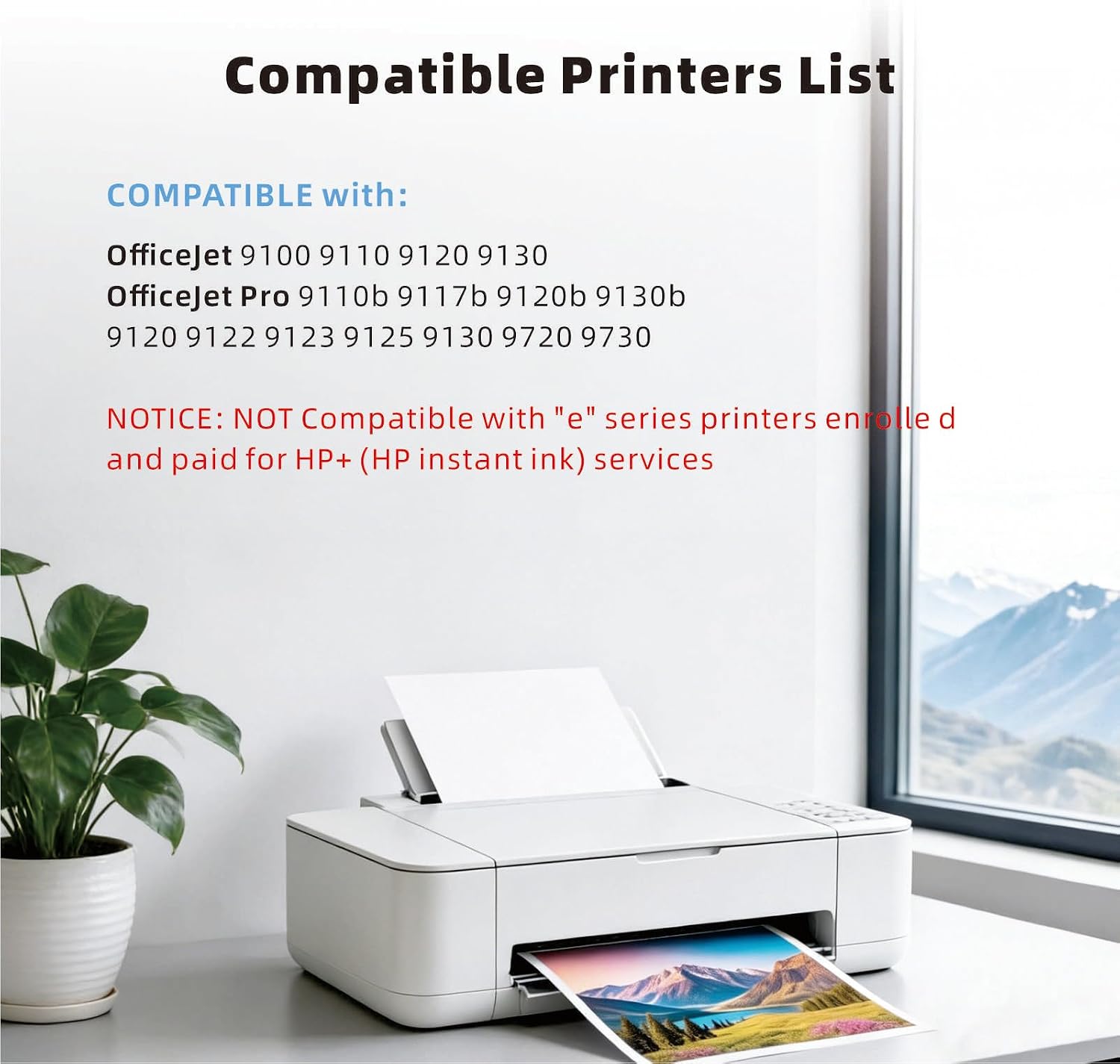 936XL 936 Ink Cartridges with Chip Replacement for 936 936XL Ink Cartridges Combo Pack for OfficeJet Pro 9117b 9110b 9120b 9130b 9120 9122 9123 9125 9130 9720 9730 Printers (with chip, 4 Pack)