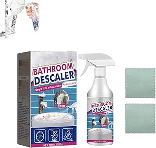 Bathroom Descaler Cleaner, Stubborn Stains Cleaner, Multipurpose Bathroom Foam Cleaner, All-Purpose Bathroom Descaler Foam...