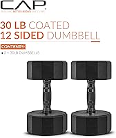 Vista 111 de CAP Barbell - Mancuerna recubierta Varias opciones de pares y conjuntos