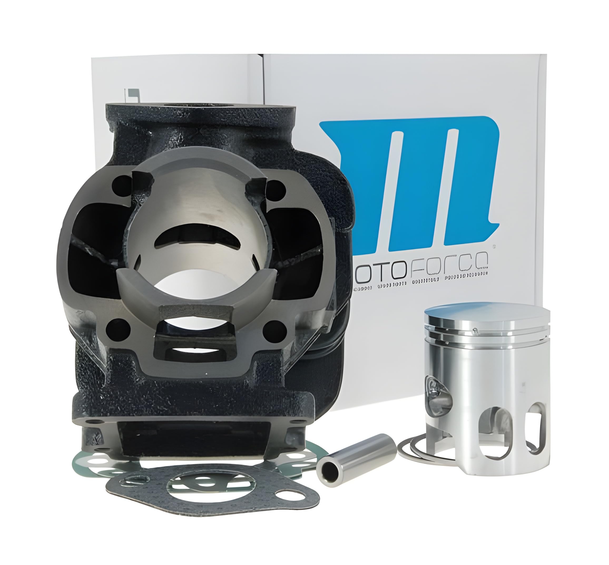 zylinderkit Moto Force 50 cc de repuesto para AC, 10 mm pistón pernos Aprilia, Amico (1991 – 1992), (a partir de 1993), GL, deportes, SR 50 (hasta 1994), MBK, Booster, Slider, Yamaha, BWS, Stunt, Target, Zuma