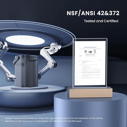 Miniatura 2 de Waterdrop Jarra de filtro de agua eléctrica alcalina, dispensador, 200 galones, 5 veces de larga duración (1 filtro incluido) y filtros alcalinos