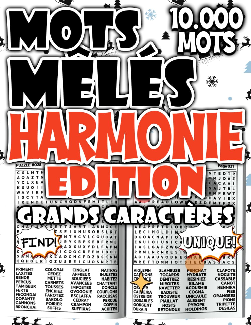 Mots Mêlés – Édition Harmonie : Livre de 10.000 Mots pour Trouver l’Équilibre entre Relaxation et Défi Mental (Mots Mêlés Passion – Défis et Fun)