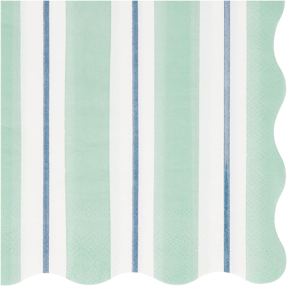Meri Meri Pastel Striped Napkins (Pack of 16), Thick & Absorbent 3-Ply Paper Pastel Napkins with Wavy Edges, Available in Dinner & Cocktail Sizes, Disposable image 3