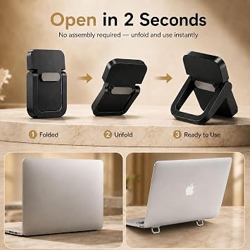 Karebeeカレビー キーボード/ノートパソコン用フット/亜鉛合金ミニノートパソコンスタンド デスク用 2個