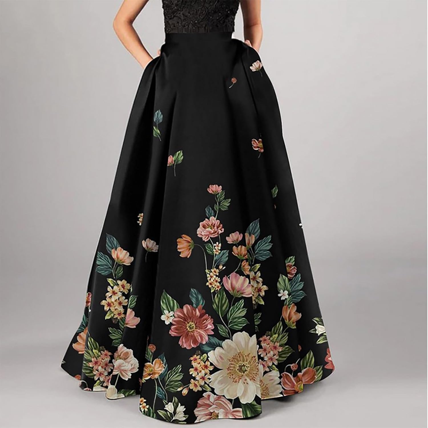 Boho Hawaiian High Cut Tropical Beach Formal Vacation for Women Floral Maxi Long Loose Fit Skorts Women 2026