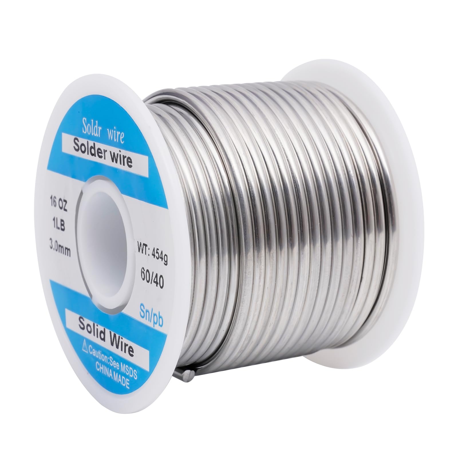 60/40 3mm Solder Wire Solid Core 454g/1 lb per vetro colorato